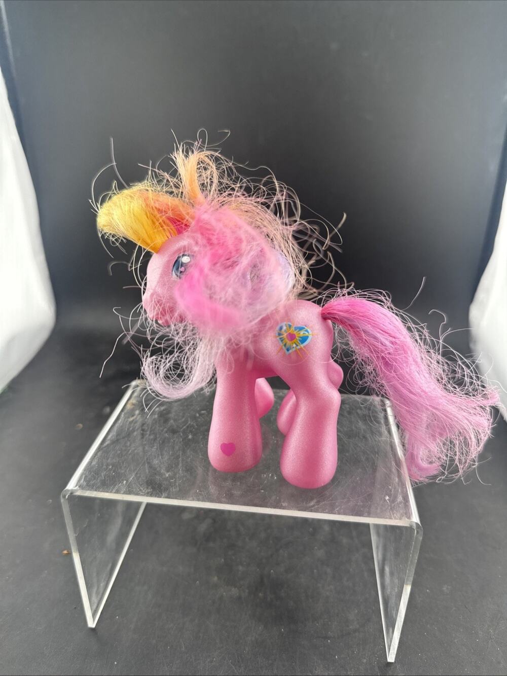 Vintage 2002 My Little Pony MLP G3 Baby Pink Sunsparkle Shining Heart [P15]